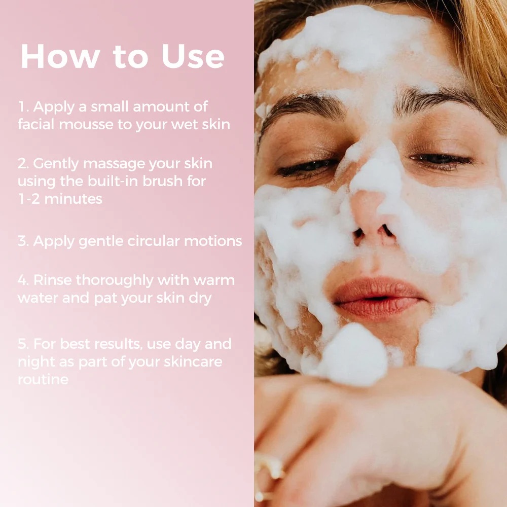 Rose and Rice Water Mousse Facial Cleanser - Picture 7 of 7